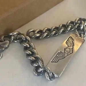 Double RL Chain Bracelet